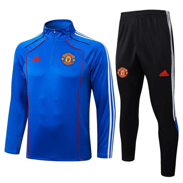 Sudadera De Training Manchester United 2025/26 Azul 5